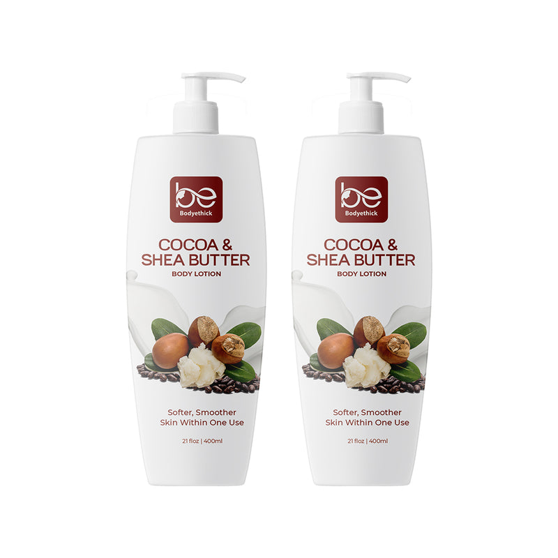Bodyethick Cocoa & Shea Butter Body Lotion(800ml)(Pack of 2)