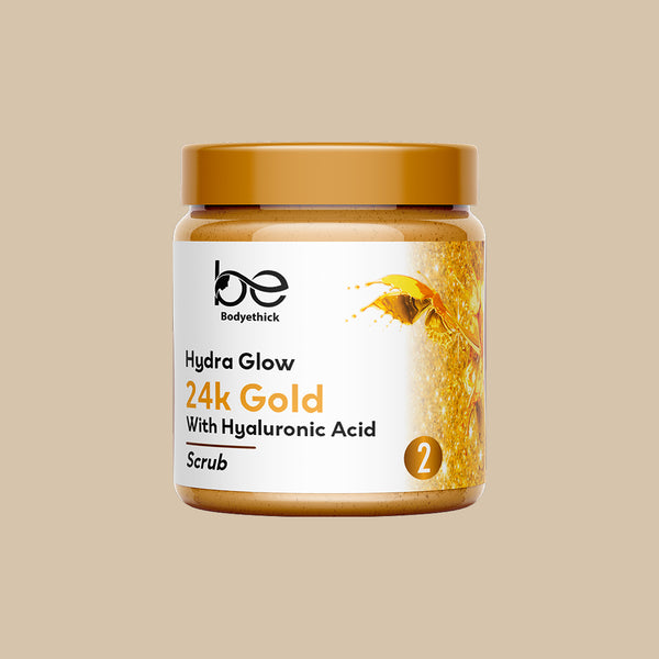 24k Gold || With Hyaluronic Acid || Face Scrub (400ml)