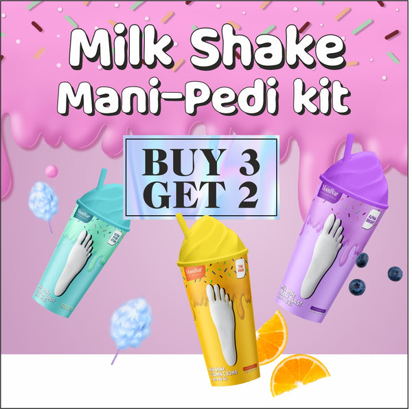 Milk Shake Mani-Pedi Kit Combo Pack of 5 (Buy 3 Get 2)