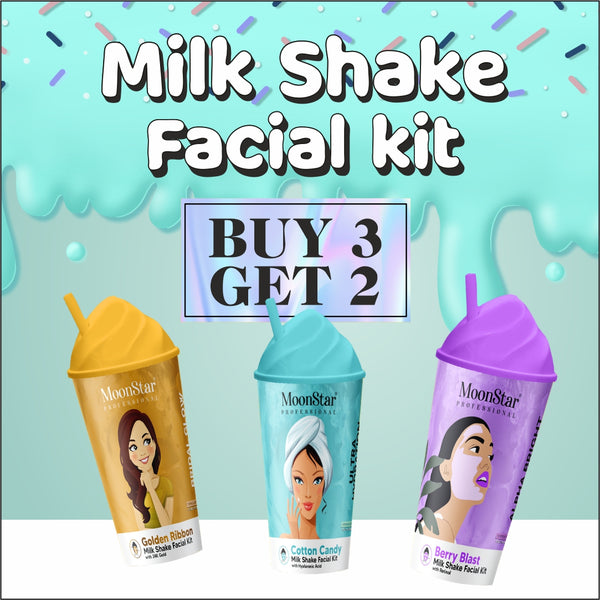 Milk Shake Facial Kit Combo Pack of 5 (Buy 3 Get 2)