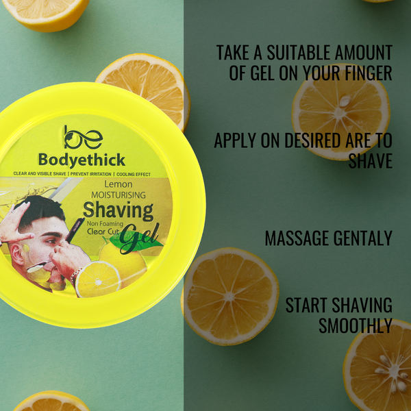 Bodyethick Lemon Lime Shaving Gel(500ml)
