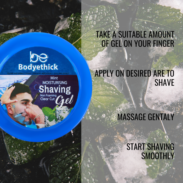 Bodyethick Icy Mint Shaving Gel(500ml)