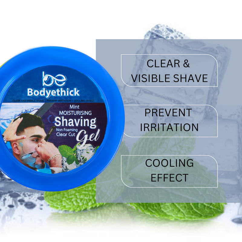 Bodyethick Icy Mint Moisturising Shaving Gel(500ml)