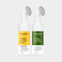 Vitamin C Skin Brightening & Tea Tree Radiating Skin Foaming Face Wash(Pack Of 2)